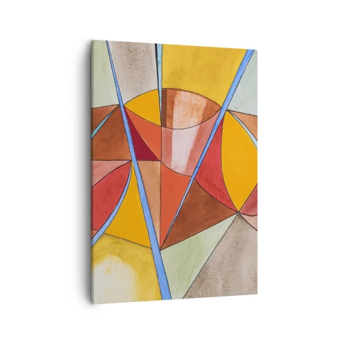 Canvastavla - Bild på duk - Karusell, drömmarnas karusell - 50x70 cm