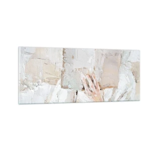 Glastavla - Bild på glas - I en annan värld - 100x40 cm