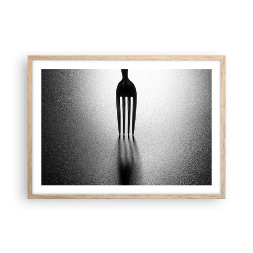 Affisch i ram av ljusek - Ljus och skugga - 70x50 cm