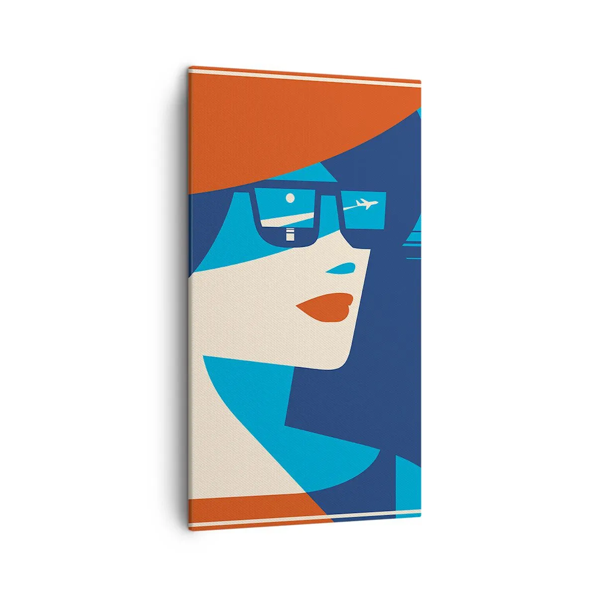 Canvastavla - Bild på duk - Semesterresa - 45x80 cm