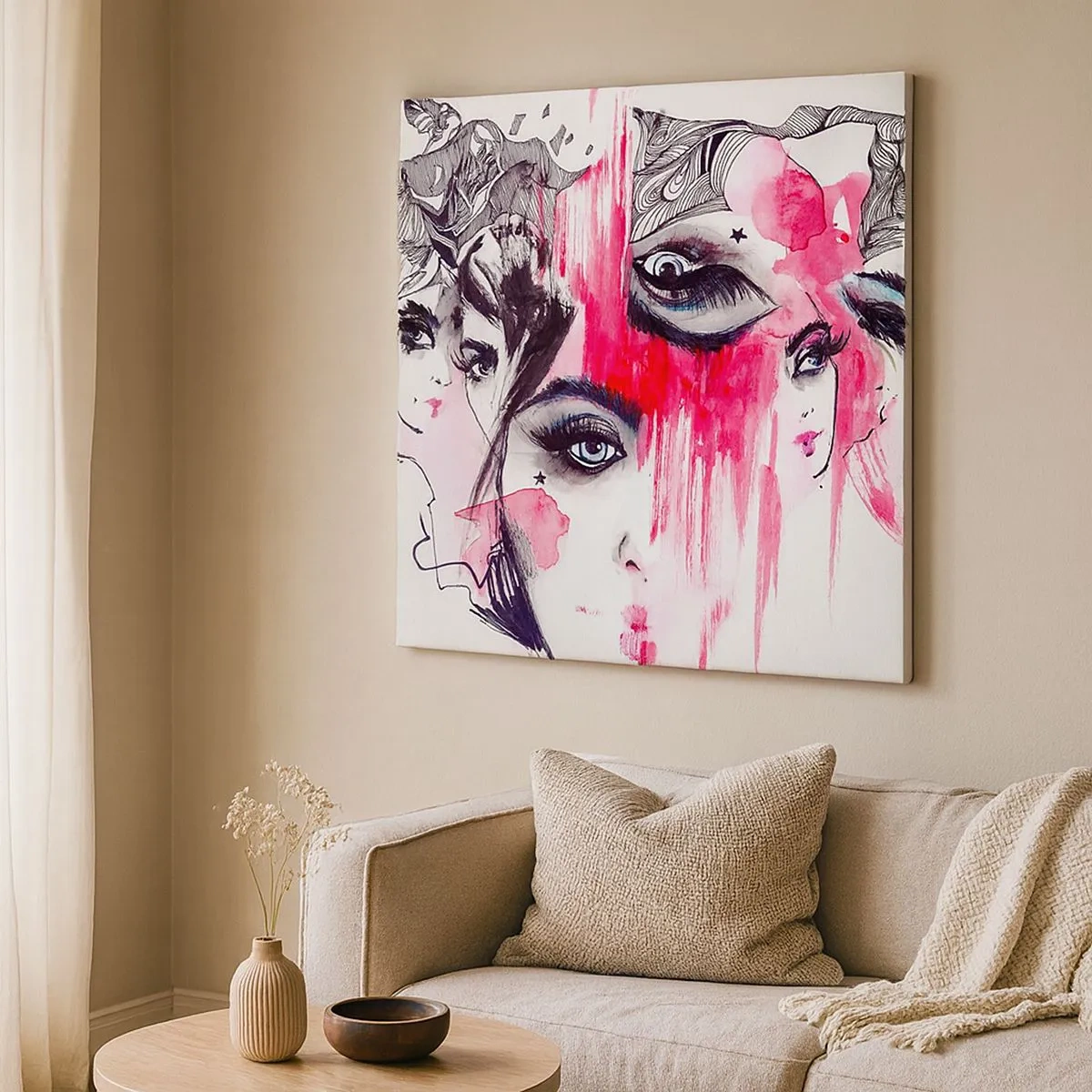 Canvastavla - Bild på duk - , - 30x30 cm