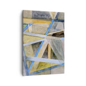 Canvastavla - Bild på duk - Rakt fram eller diagonalt? - 50x70 cm