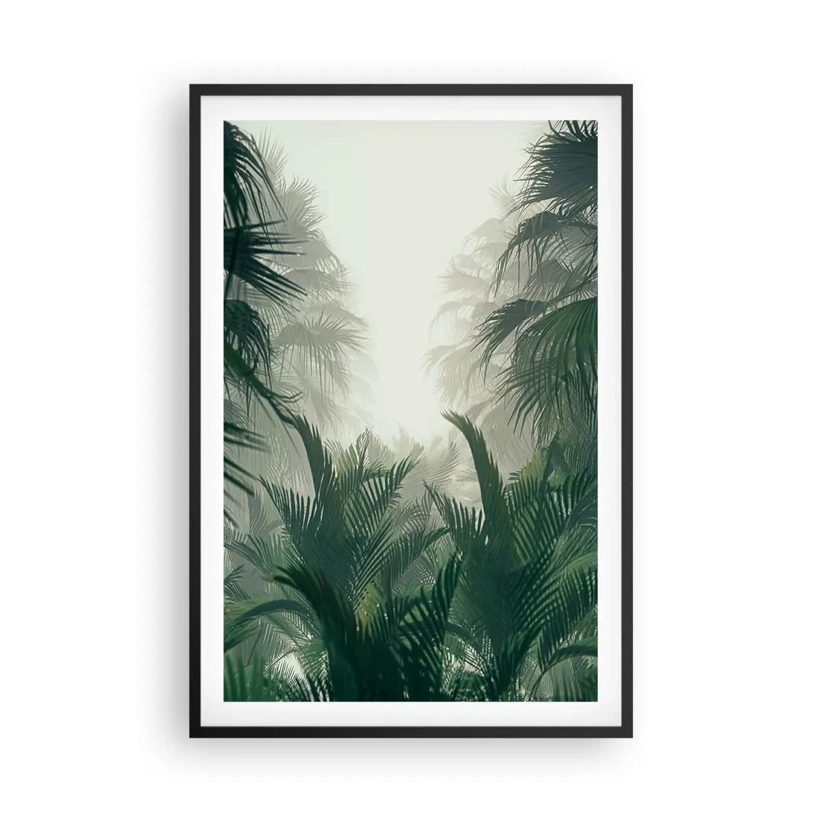 Affisch i svart ram - Tropisk hemlighet - 61x91 cm