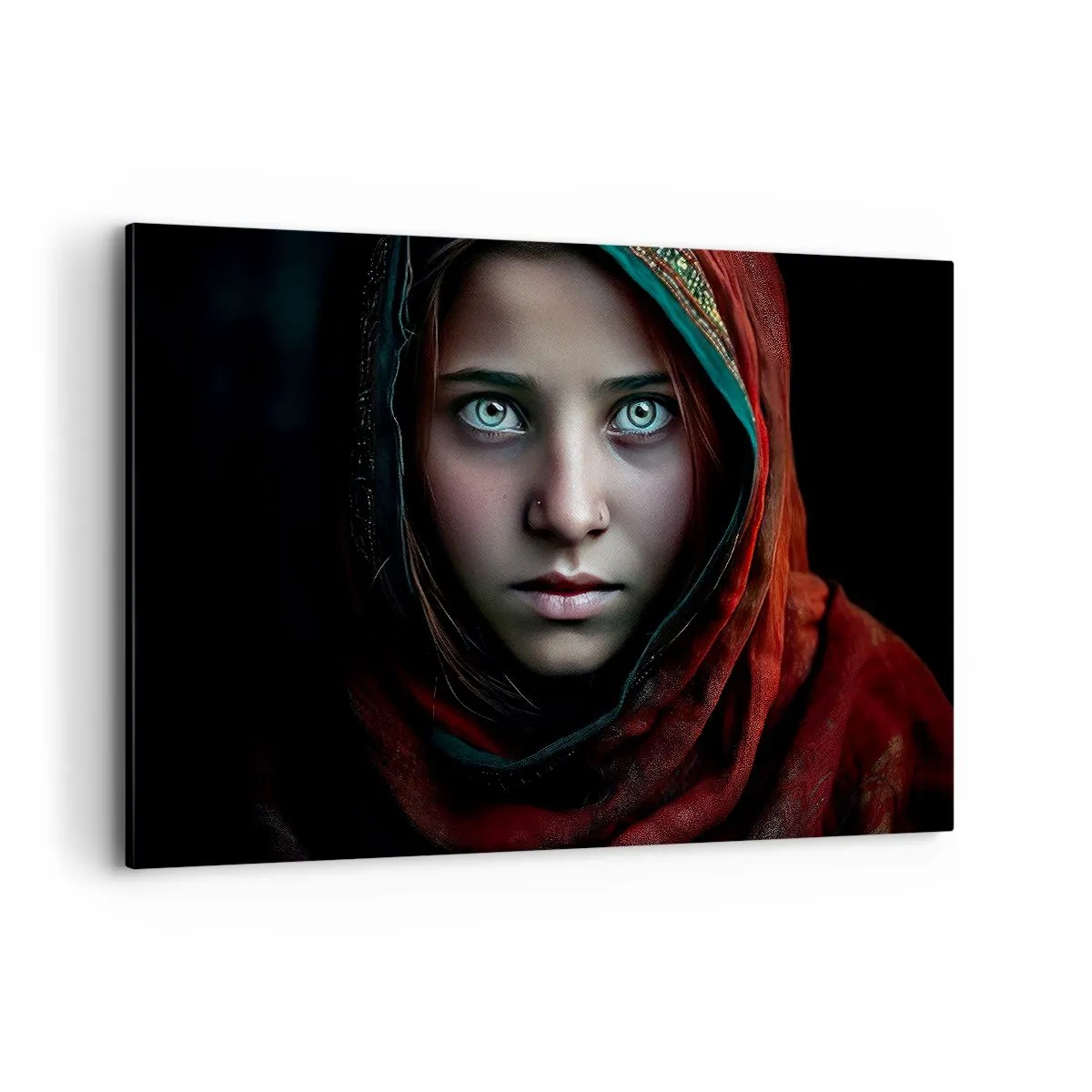 Canvastavla - Bild på duk - Östlig prinsessa - 120x80 cm