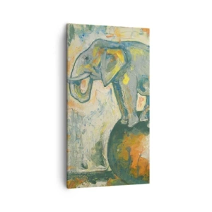 Canvastavla - Bild på duk - Länge leve cirkus - 45x80 cm