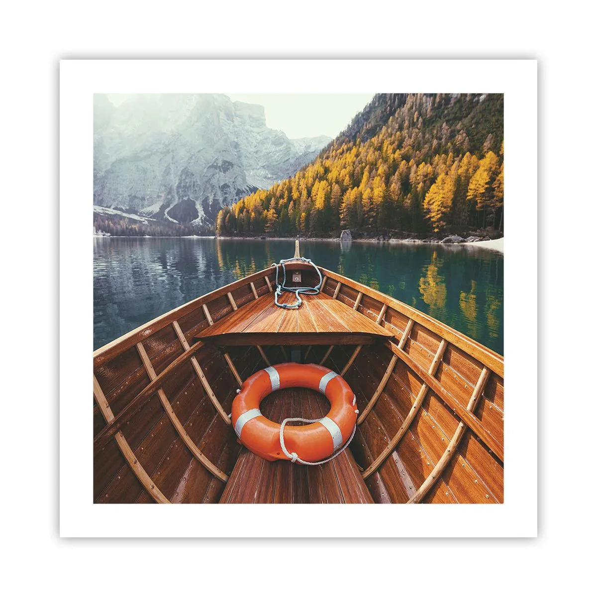 Affisch - Utflykt i fjällen - 50x50 cm