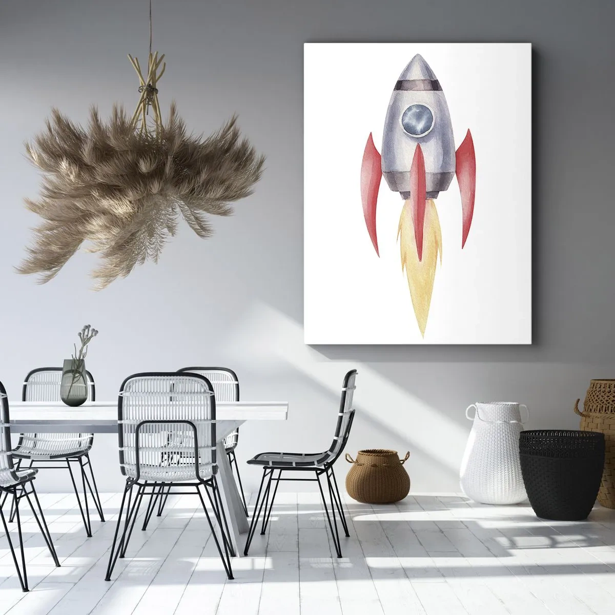 Canvastavla - Bild på duk - Högre, snabbare, längre - 80x120 cm