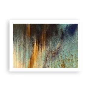 Affisch - En oavsiktlig färgglad komposition - 70x50 cm