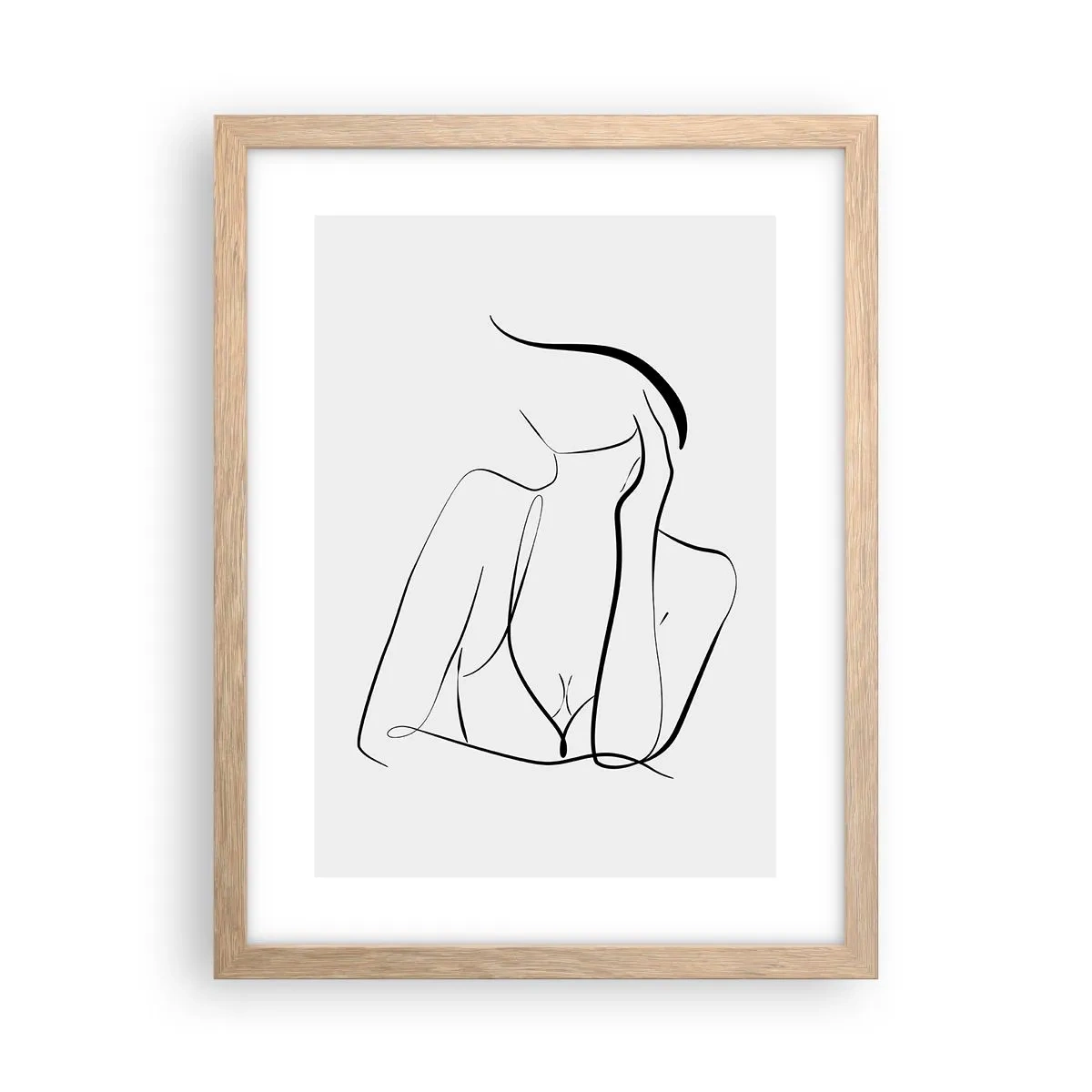 Affisch i ram av ljusek - På drömvågen - 30x40 cm