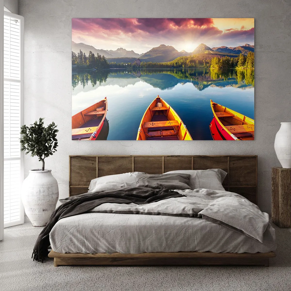 Glastavla - Bild på glas - Ingenting mot naturen - 100x70 cm