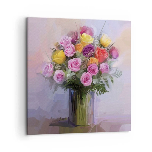 Canvastavla - Bild på duk - Stoppad skönhet - 60x60 cm