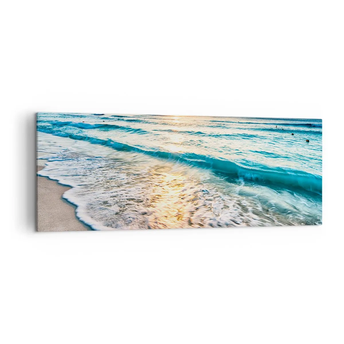 Canvastavla - Bild på duk - Vy värd besväret - 140x50 cm