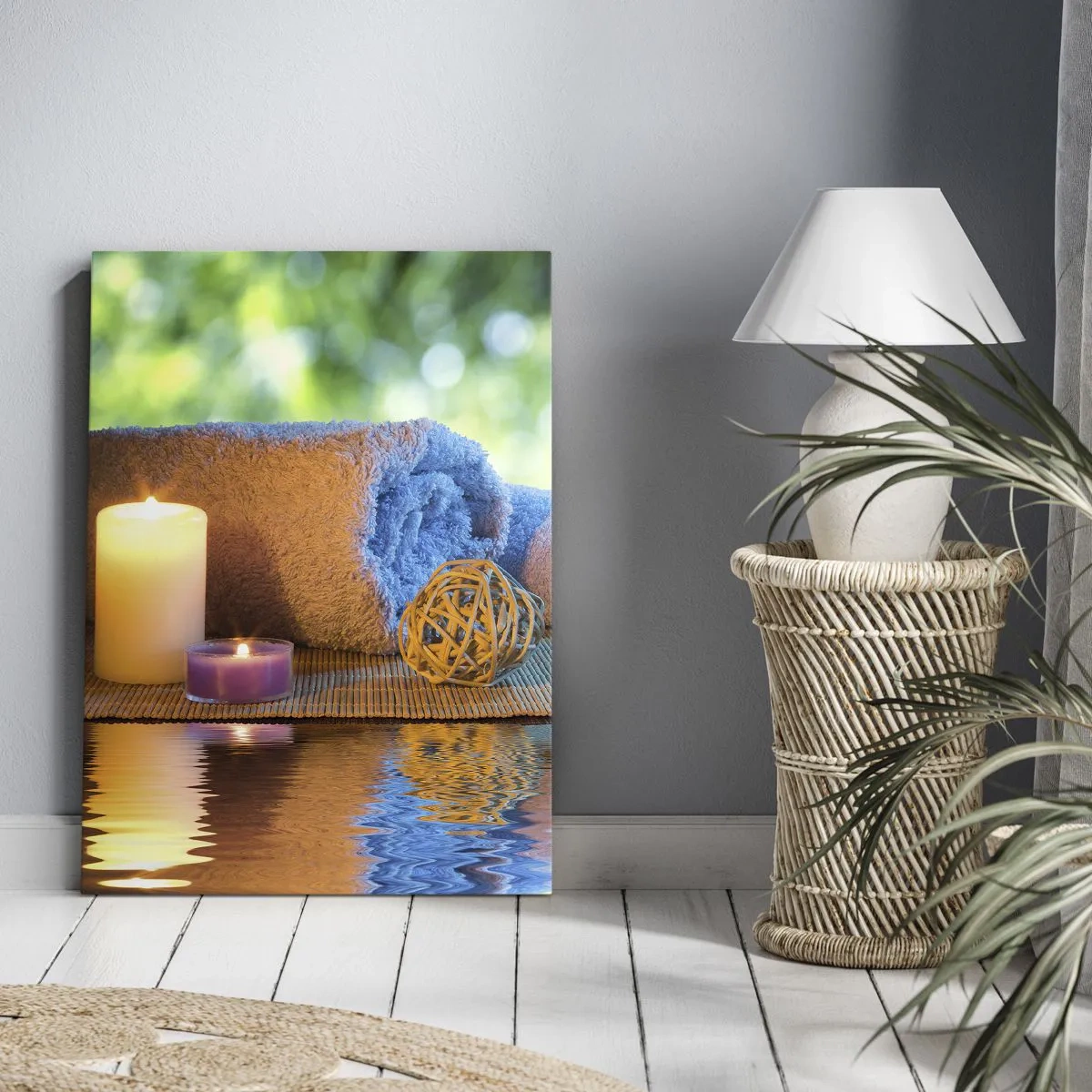 Canvastavla - Bild på duk - Tid för kroppen - 80x120 cm