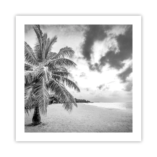 Affisch - När du längtar efter ensamheten... - 50x50 cm