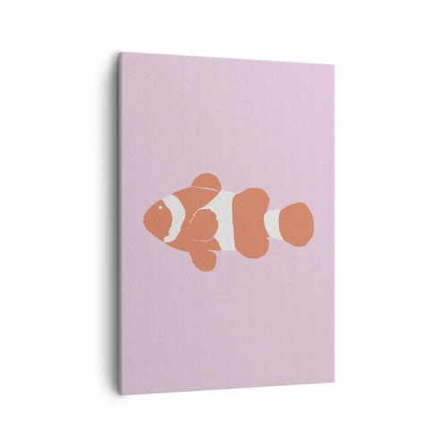 Canvastavla - Bild på duk - Korall passar henne bra - 50x70 cm