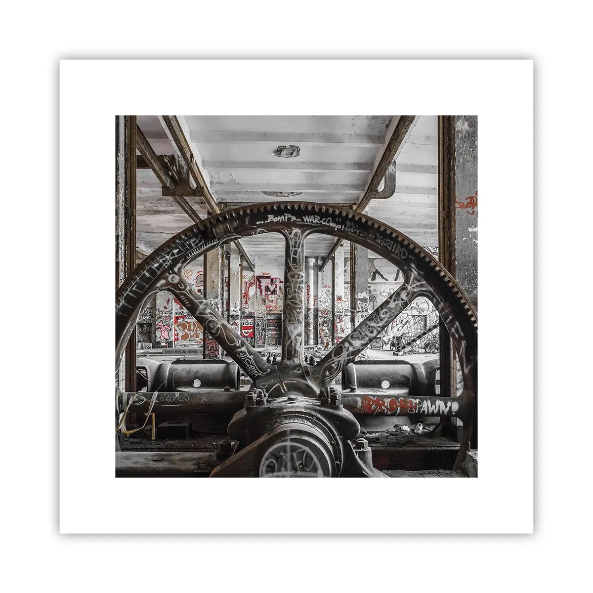 Affisch - Fabrikens hemliga liv - 30x30 cm