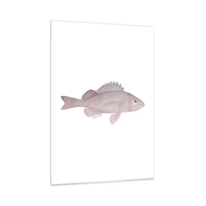 Glastavla - Bild på glas - Storögd fisk - 50x70 cm
