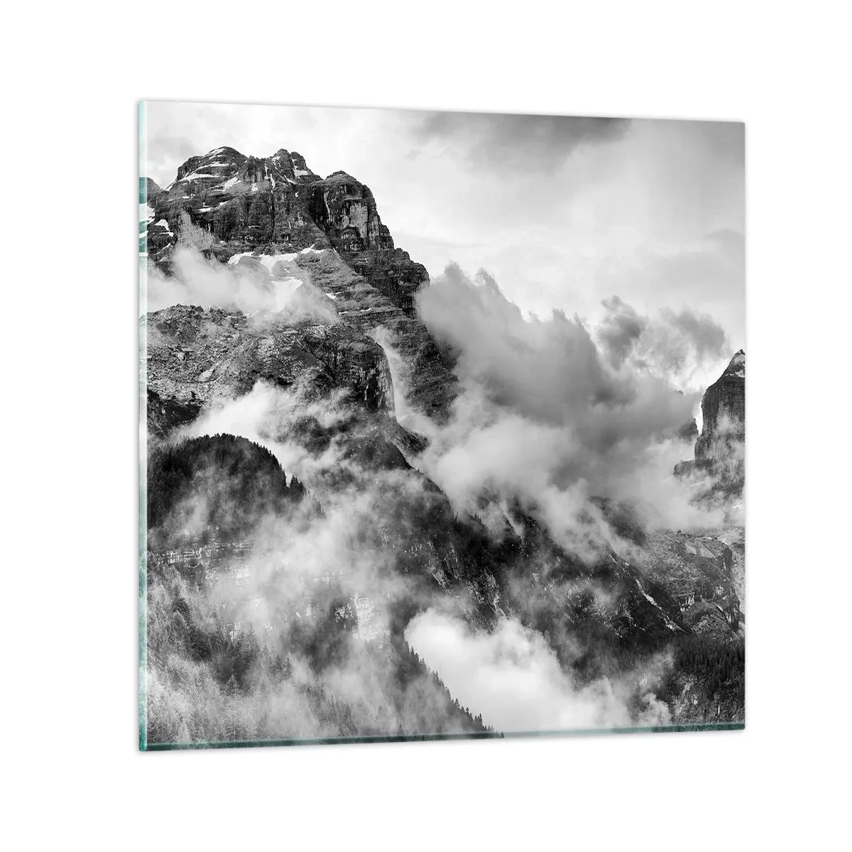 Glastavla - Bild på glas - Vackra och grymma - 60x60 cm