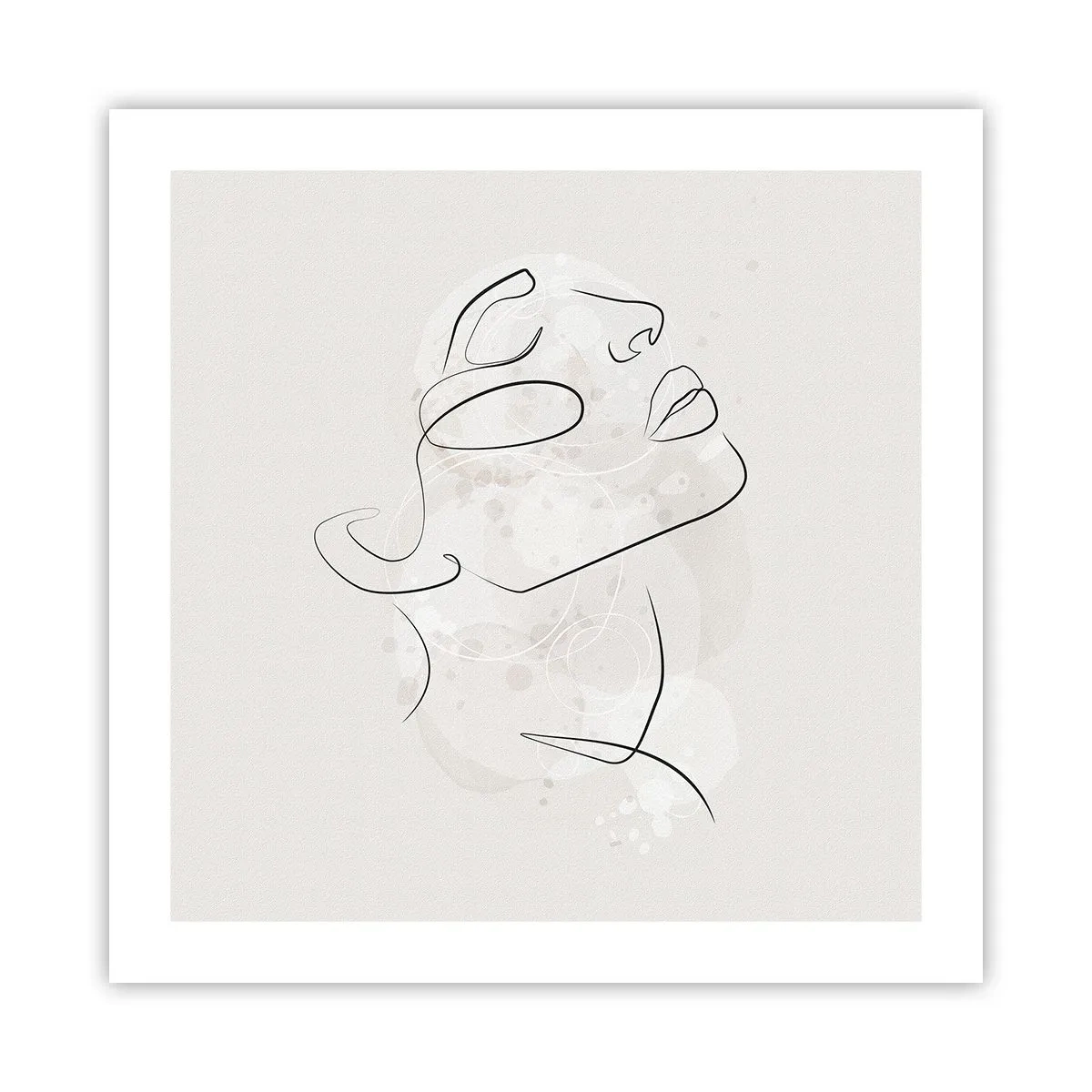 Affisch - Drömmens kontur - 50x50 cm