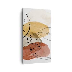 Canvastavla - Bild på duk - Lätta och transparenta som luften - 45x80 cm