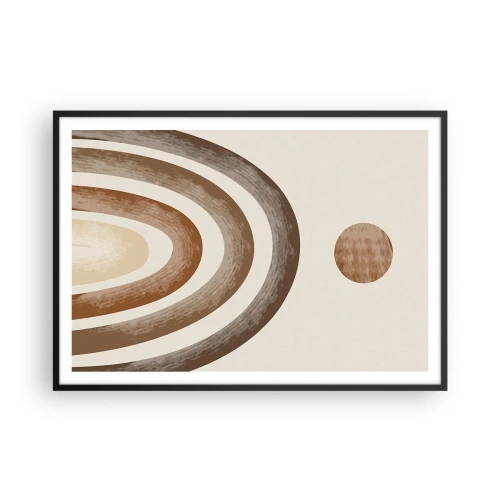 Affisch i svart ram - I den avlägsna galaxen - 100x70 cm