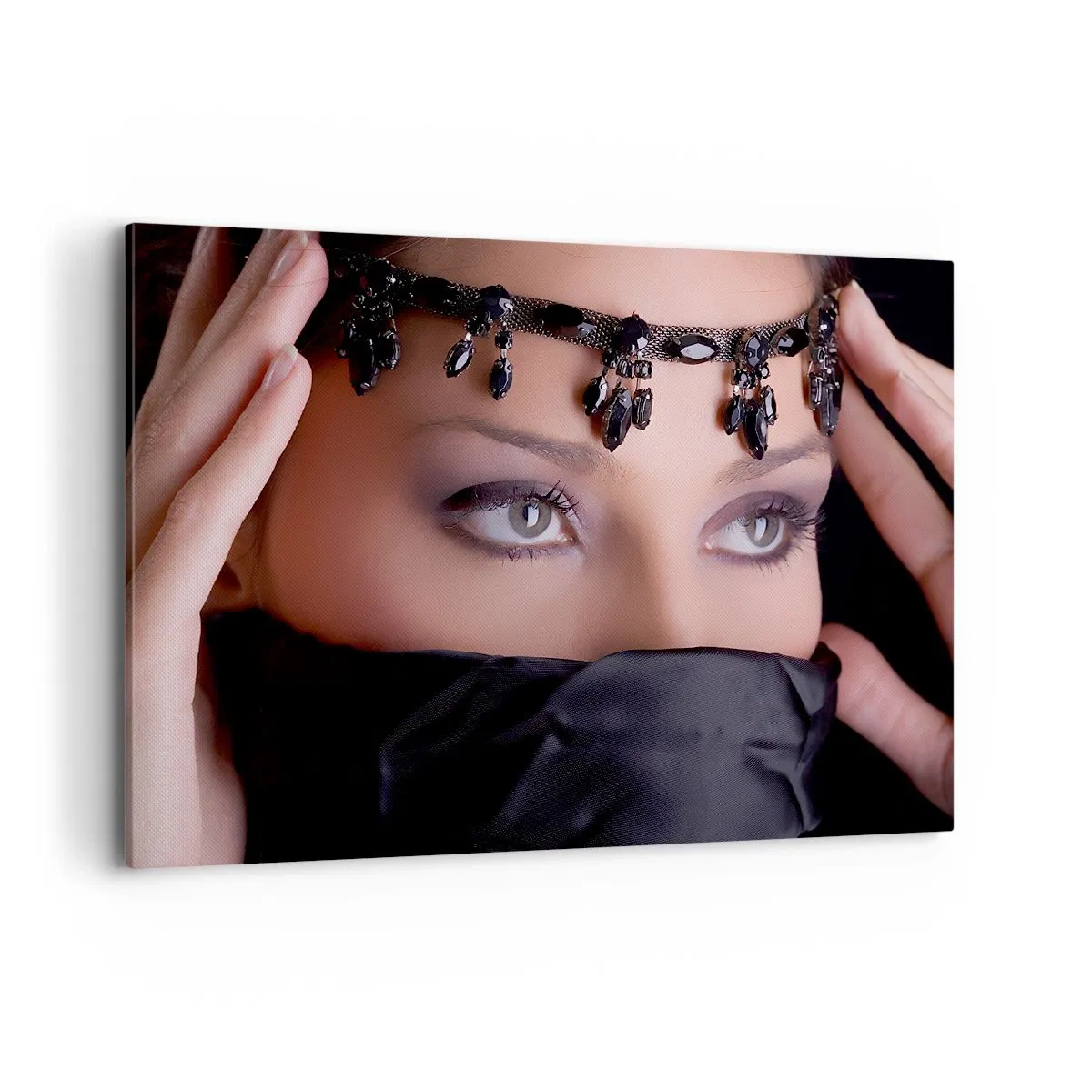 Canvastavla - Bild på duk - Lockande orientalisk hemlighet - 100x70 cm