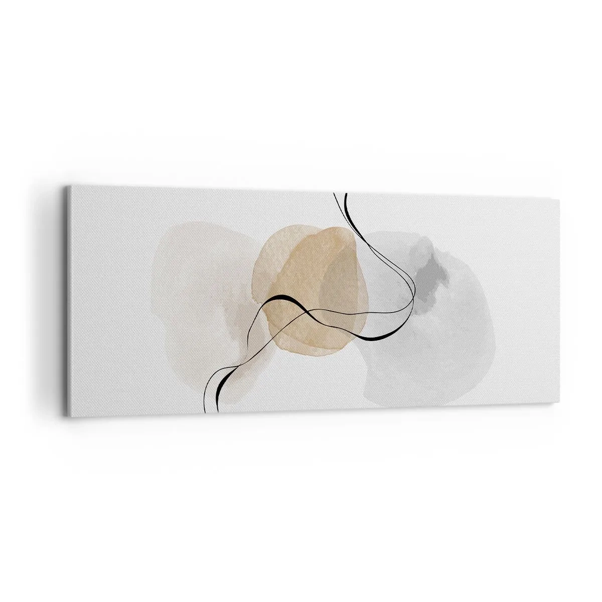 Canvastavla - Bild på duk - Luftpärlor - 100x40 cm