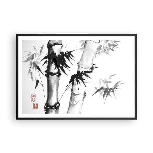 Affisch i svart ram - Inzoomad orient - 100x70 cm