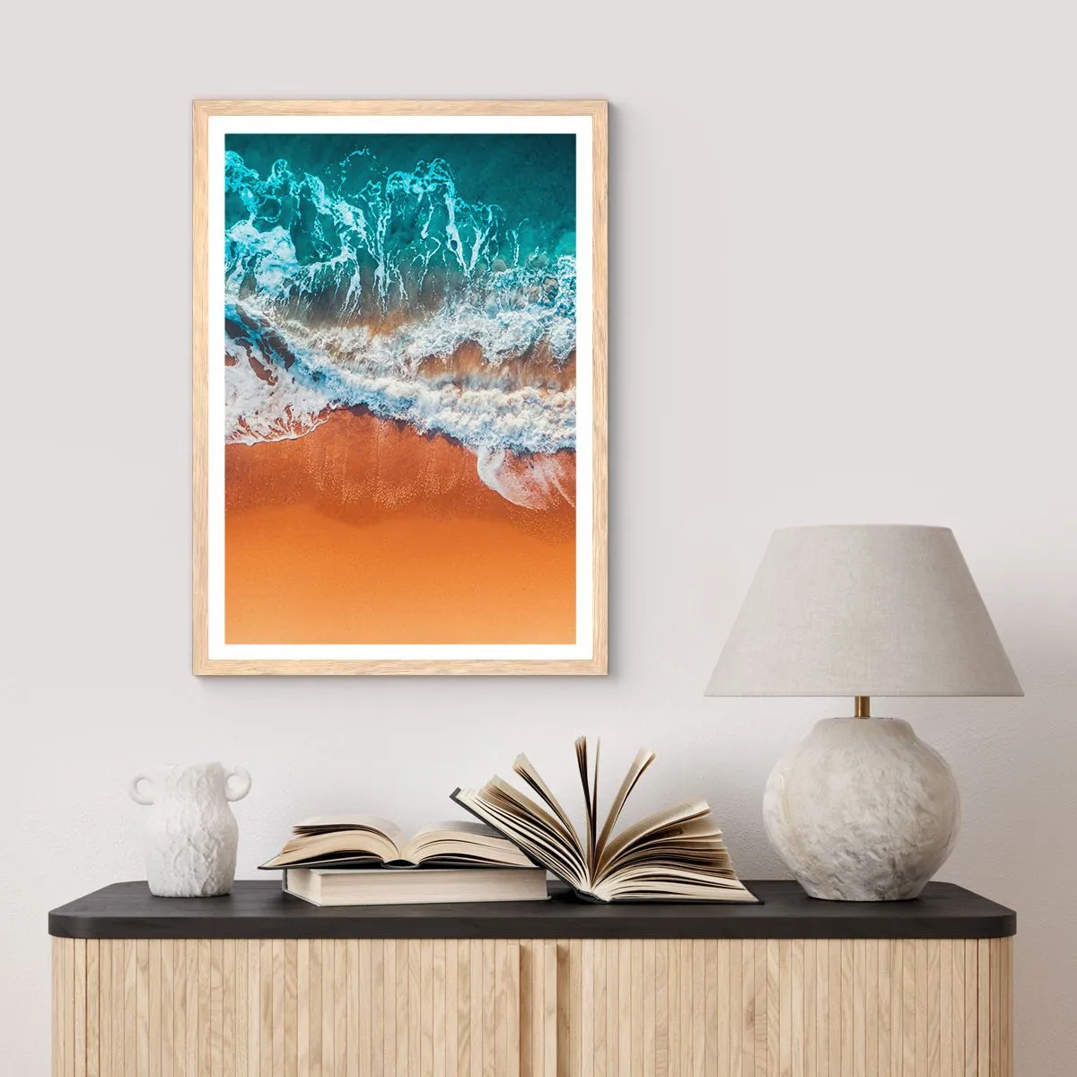 Affisch i ram av ljusek - Alltid i par - 70x100 cm
