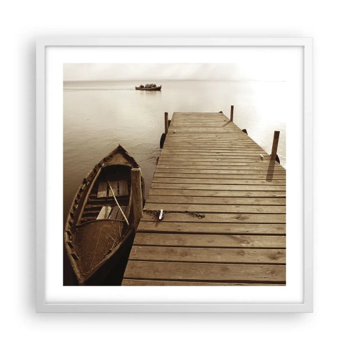 Affisch i vit ram - Stora lugnet - 50x50 cm