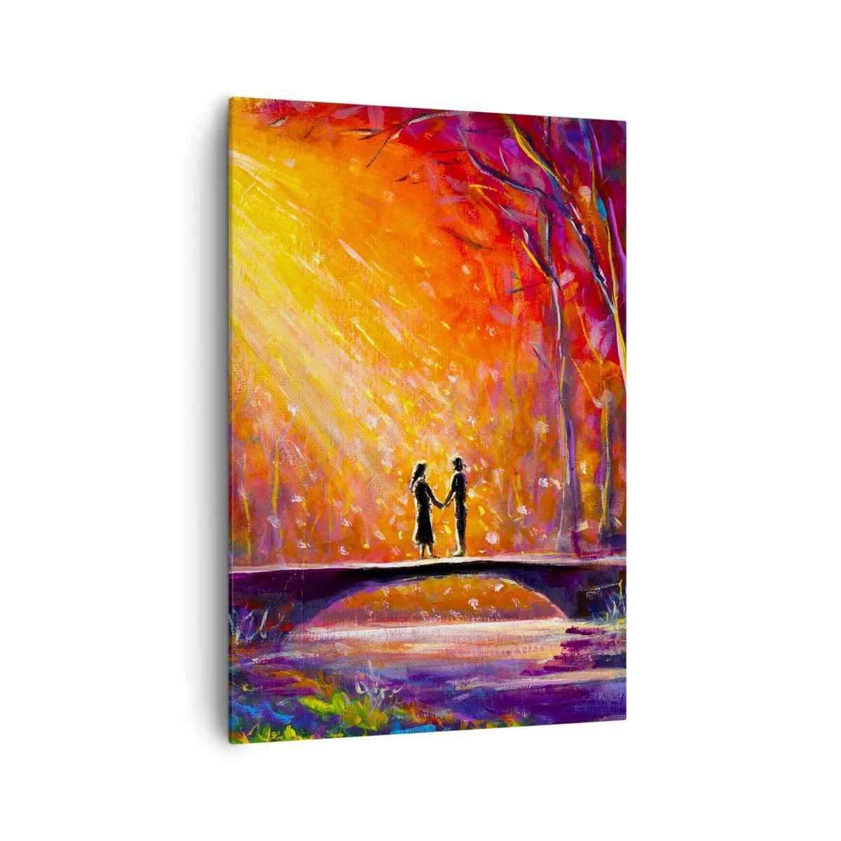 Canvastavla - Bild på duk - Himlen älskar också dem - 70x100 cm