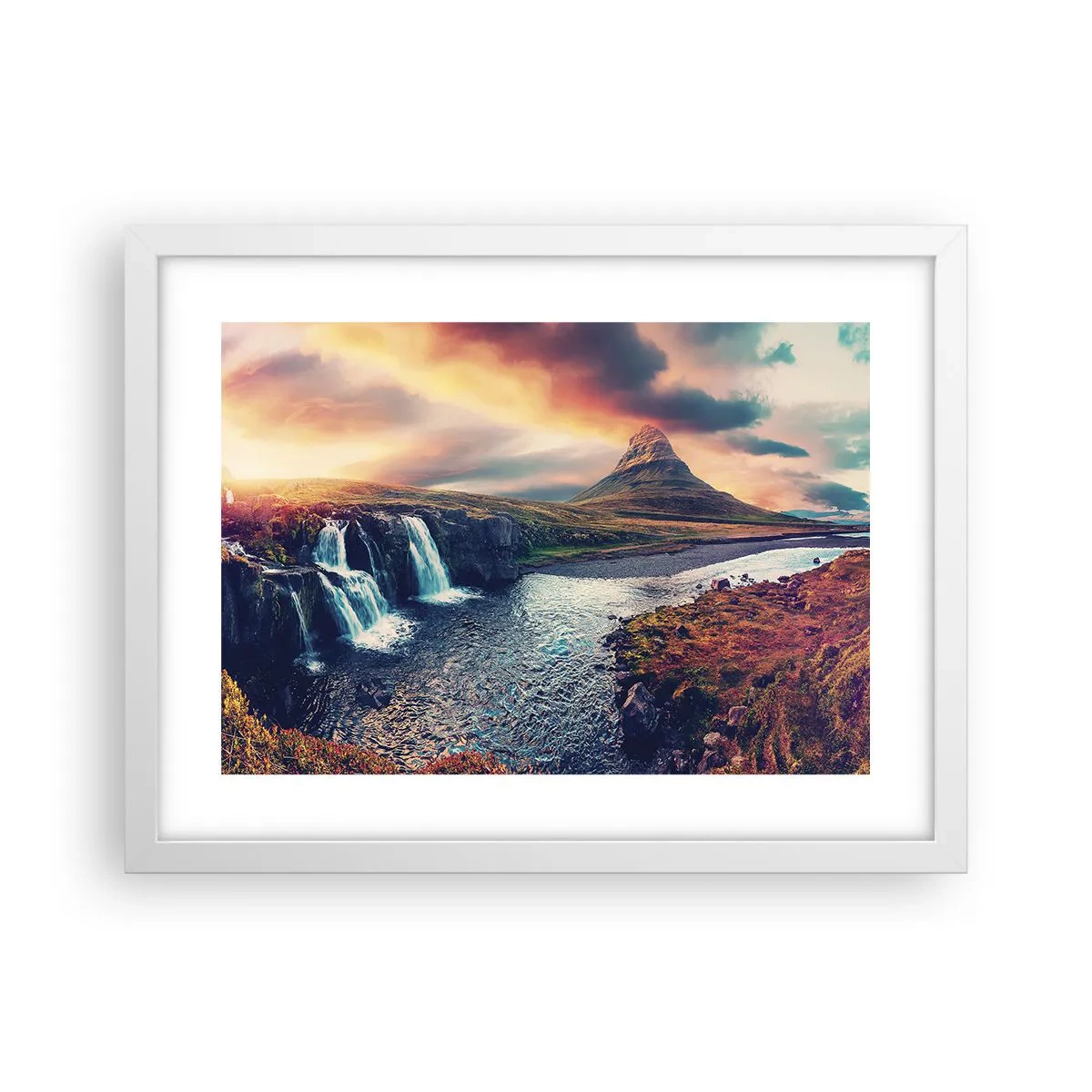 Affisch i vit ram - I naturens majestät - 40x30 cm