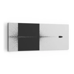 Canvastavla - Bild på duk - Rakt mot målet - 100x40 cm