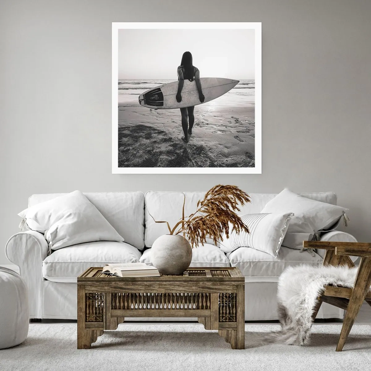 Affisch - Havsvågens dotter - 40x40 cm