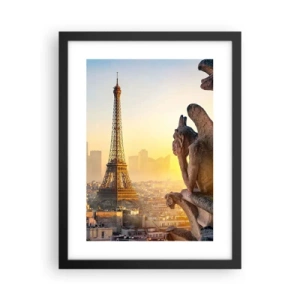 Affisch i svart ram - En hel del har ändrats… - 30x40 cm