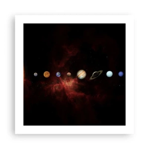 Affisch - Vårt grannskap - 50x50 cm