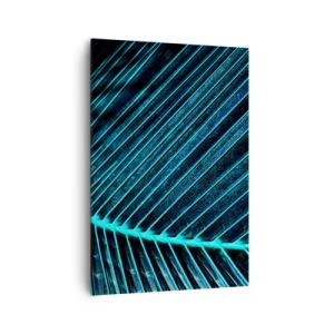 Canvastavla - Bild på duk - Grön textur - 70x100 cm