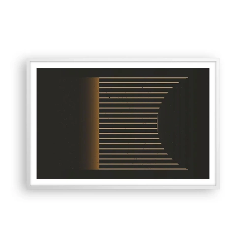 Affisch i vit ram - Utforska mörkret - 91x61 cm