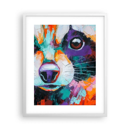 Affisch i vit ram - Enbart goda emotioner - 40x50 cm