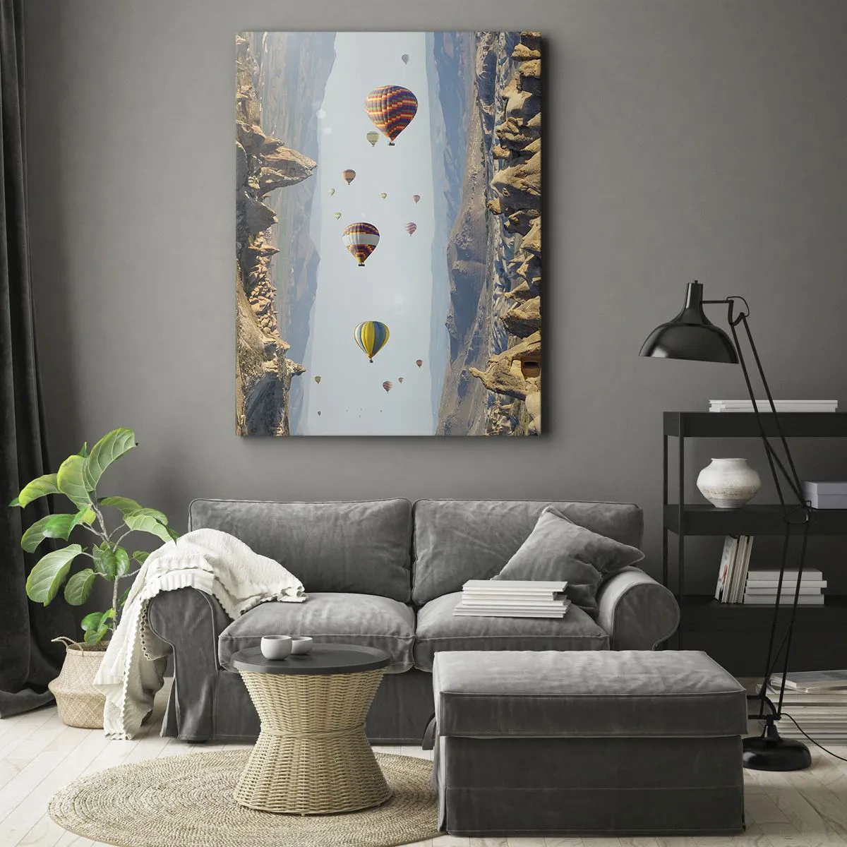 Canvastavla - Bild på duk - Här är allt möjligt - 50x70 cm
