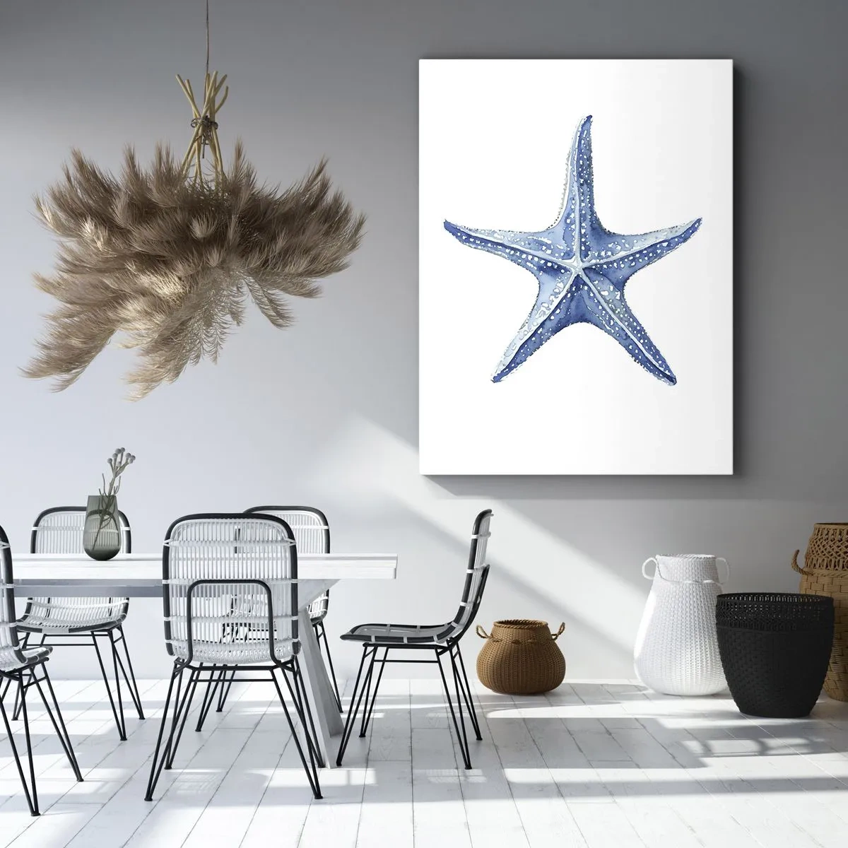 Canvastavla - Bild på duk - Havets stjärna - 50x70 cm