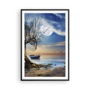 Affisch i svart ram - Är det slut eller början? - 61x91 cm