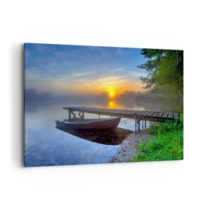 Canvastavla - Bild på duk - Det vanliga förvandlas till det magiska - 100x70 cm