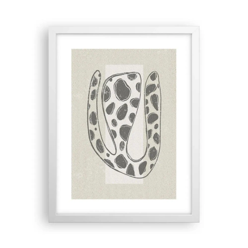 Affisch i vit ram - En bisarr varelse - 30x40 cm