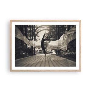 Affisch i ram av ljusek - Trädgårdsandens dans - 70x50 cm