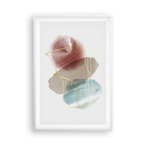 Affisch i vit ram - Rummets pärlor - 61x91 cm