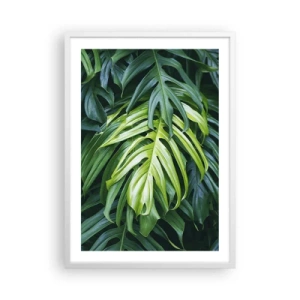 Affisch i vit ram - Doppa sig i fräschheten - 50x70 cm