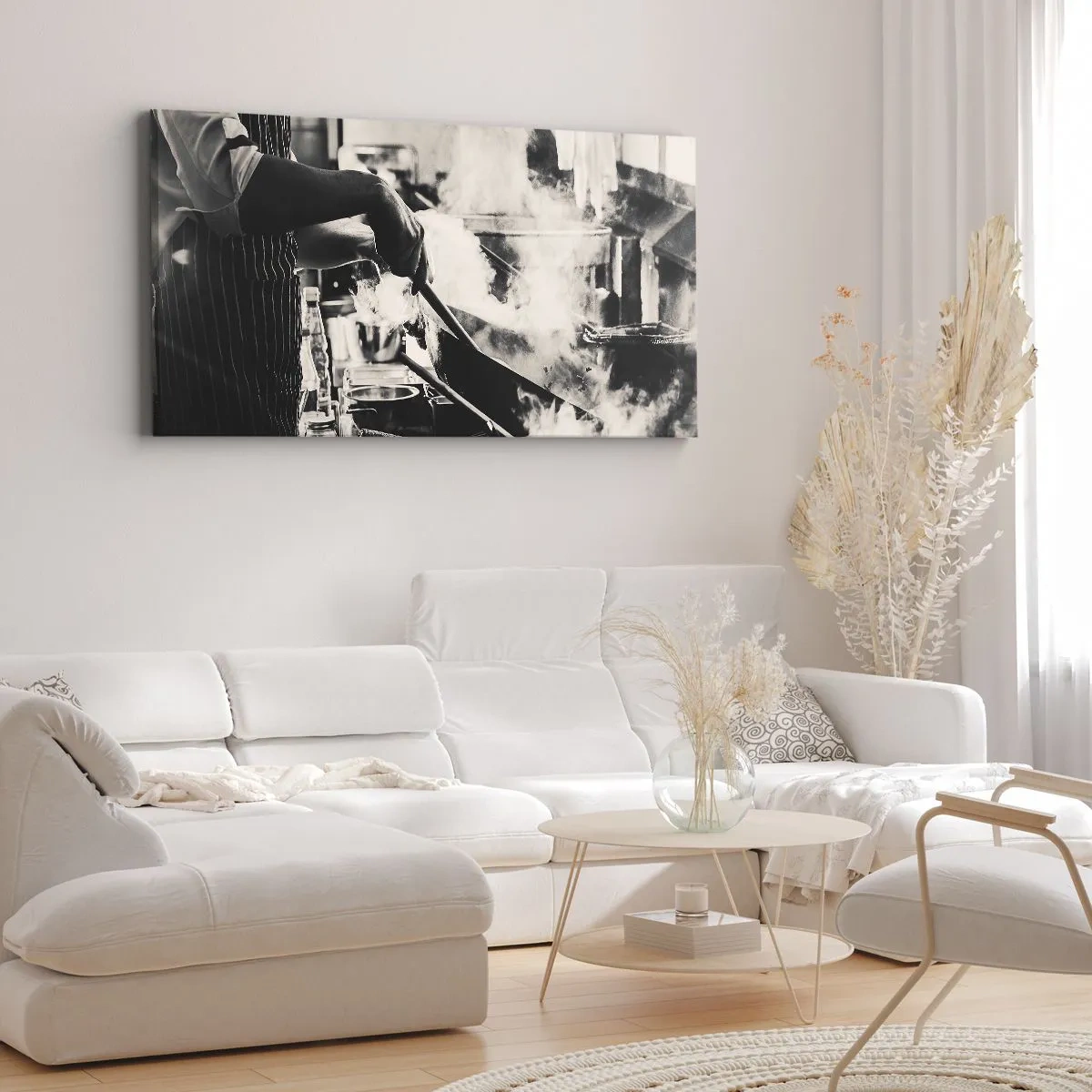 Canvastavla - Bild på duk - Alkemi av smaker - 90x30 cm