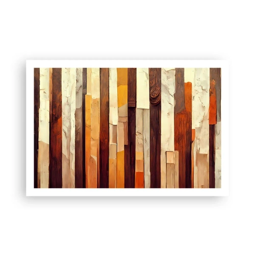 Affisch - Hymn av skogens träd - 91x61 cm