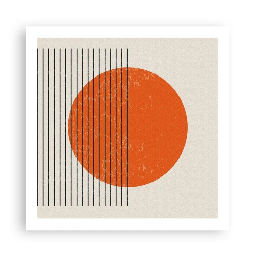 Affisch - Alltid solen - 60x60 cm
